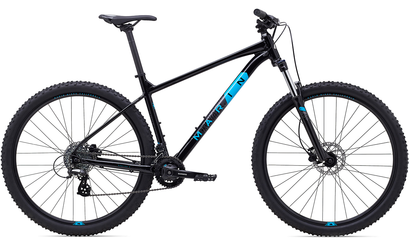Фотография Велосипед Marin BOBCAT TRAIL 3 27,5" размер S 2021 Черно-синий